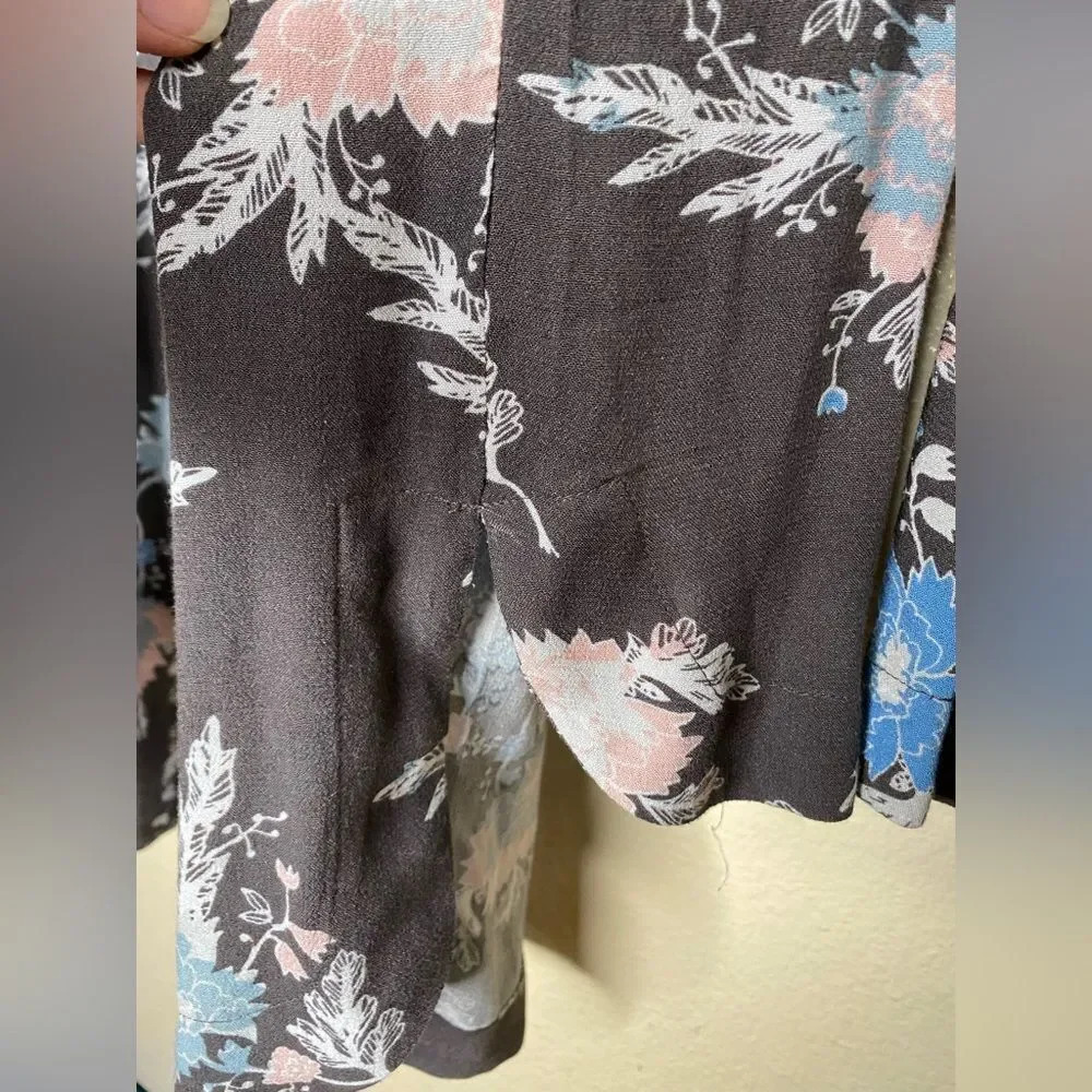 Free People Easy Girl Boho Tunic Floral Top - Picture 9 of 13